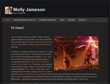 Tablet Screenshot of mollyjameson.com